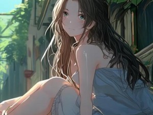 女人独自享受阴凉道口的宁静与思考时光